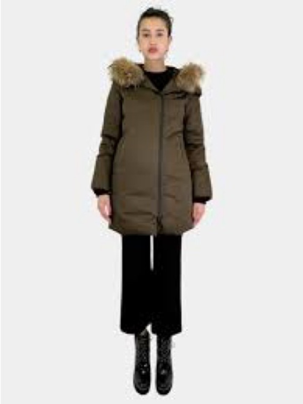 Soia & Kyo  down puffer Faux-Fur Hooded Parka Jacket - Women